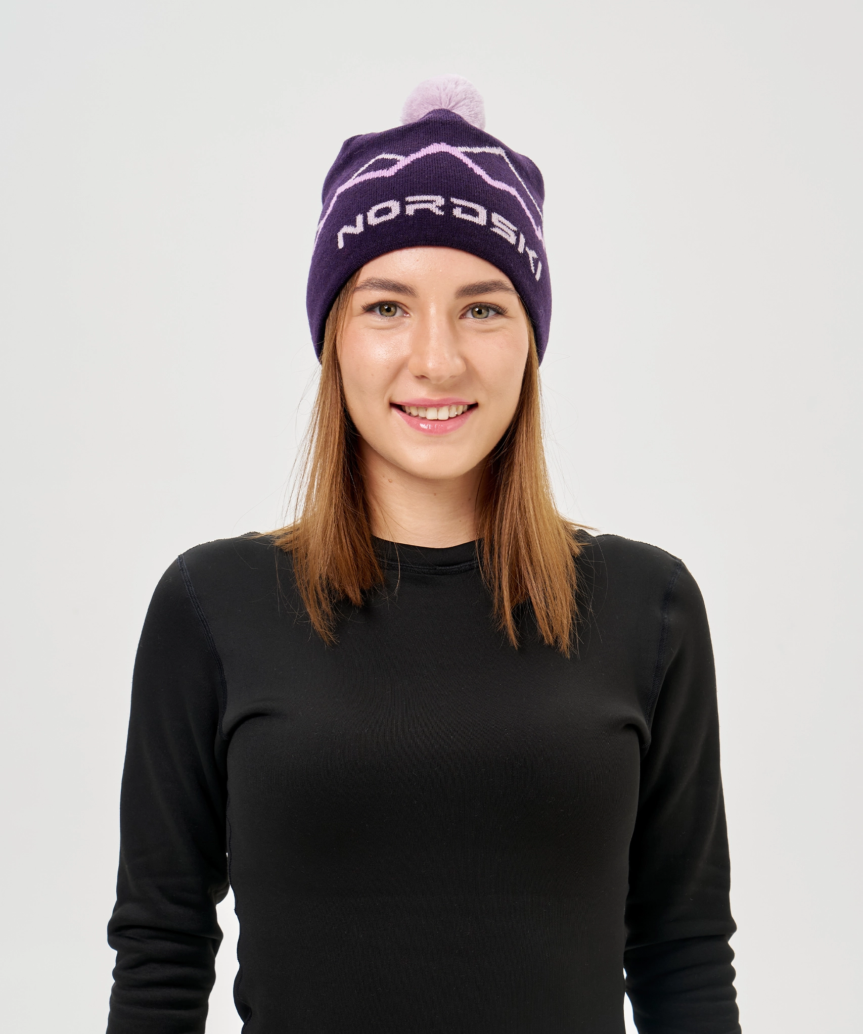 Шапка Nordski Track Plum