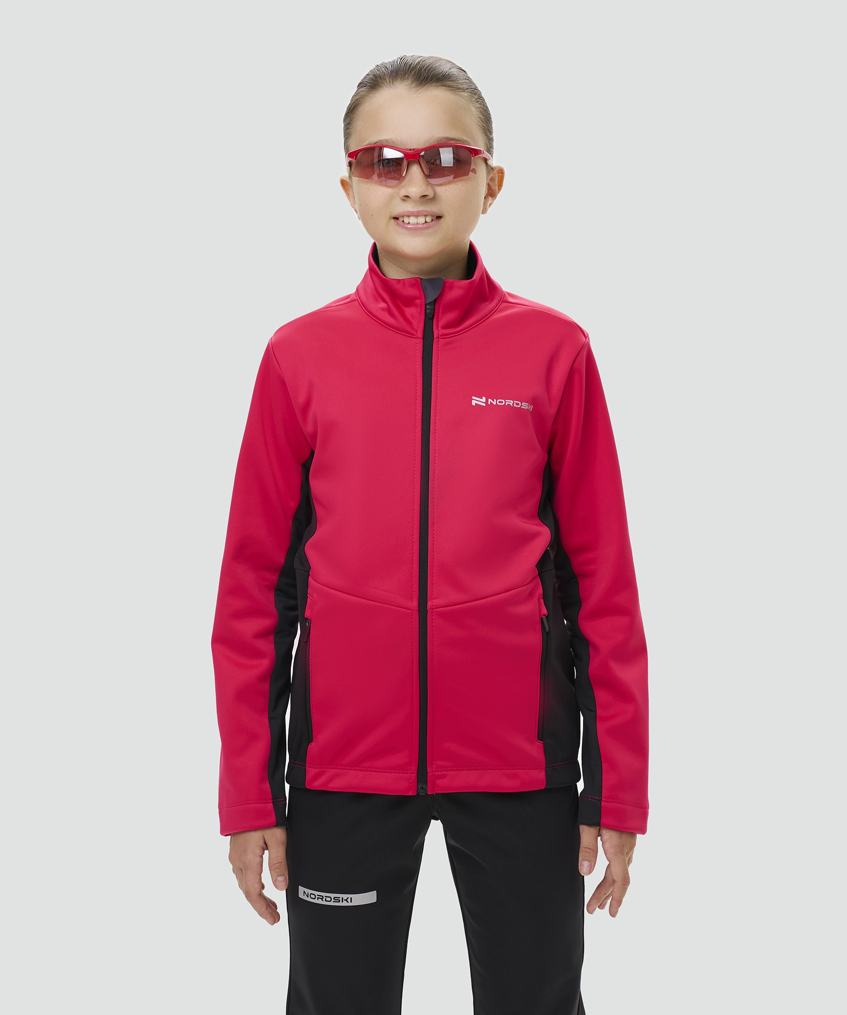 Тренировочная куртка Nordski Jr. Advance Pink/Black