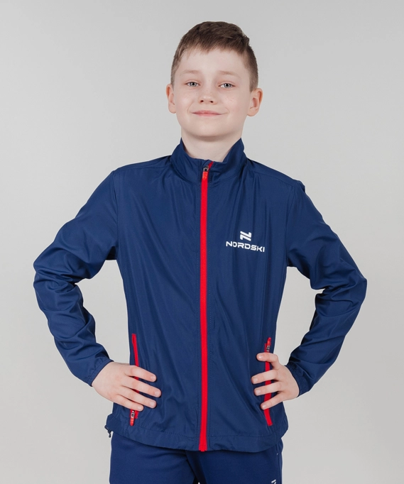 Ветровка Nordski Jr. Motion Navy/Red