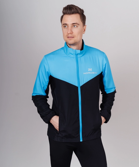 Ветровка Nordski Sport Light blue/Black