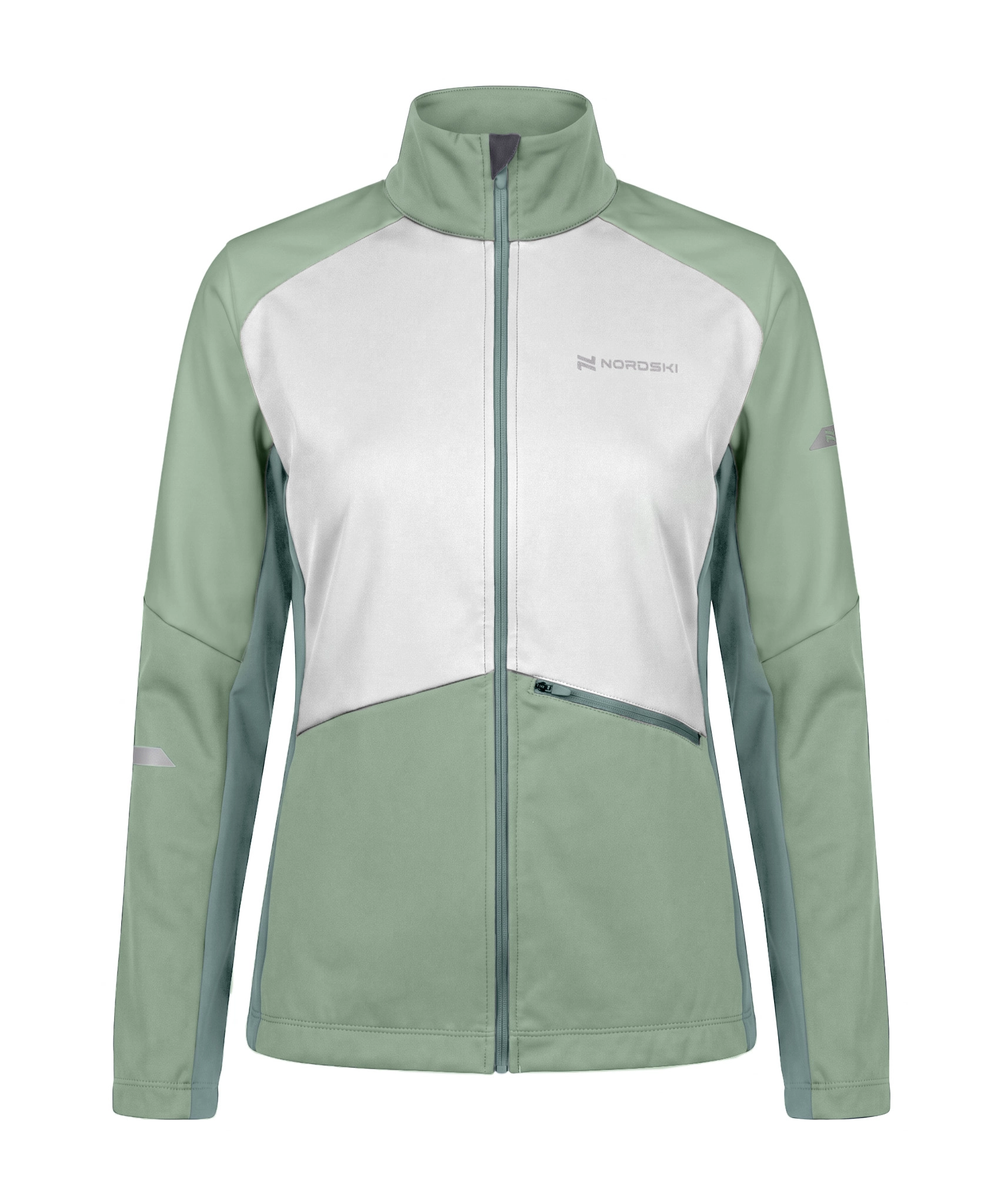 Тренировочная куртка Nordski Pro 2.0 Ice Mint/White W