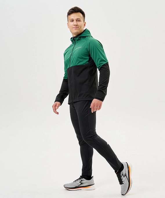 Тренировочная куртка Nordski PRO TOUR HOOD Alpine Green/Black