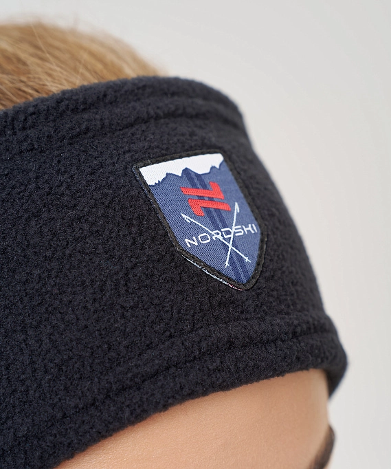 Повязка Nordski Fleece Warm Black