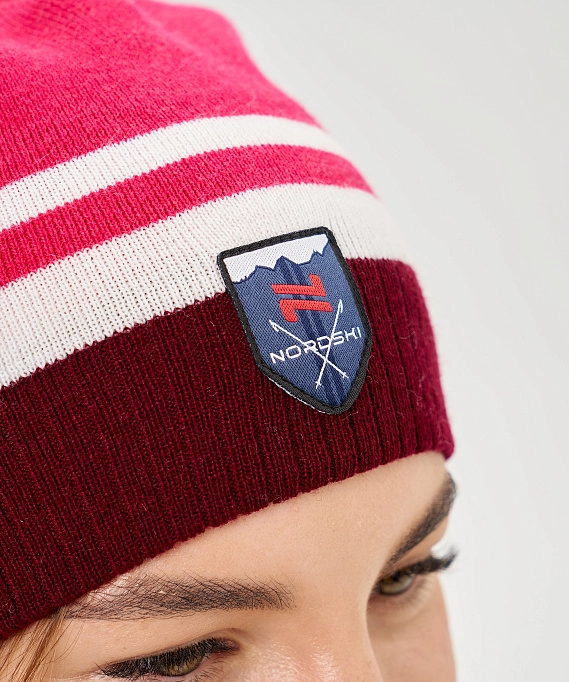 Шапка Nordski Move Pink/White