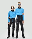 Тренировочная куртка Nordski Jr. Advance Light Blue/Black
