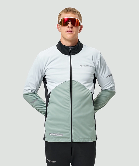 Тренировочная куртка Nordski Pro 2.0 Pearl Blue/Ice Mint/Black