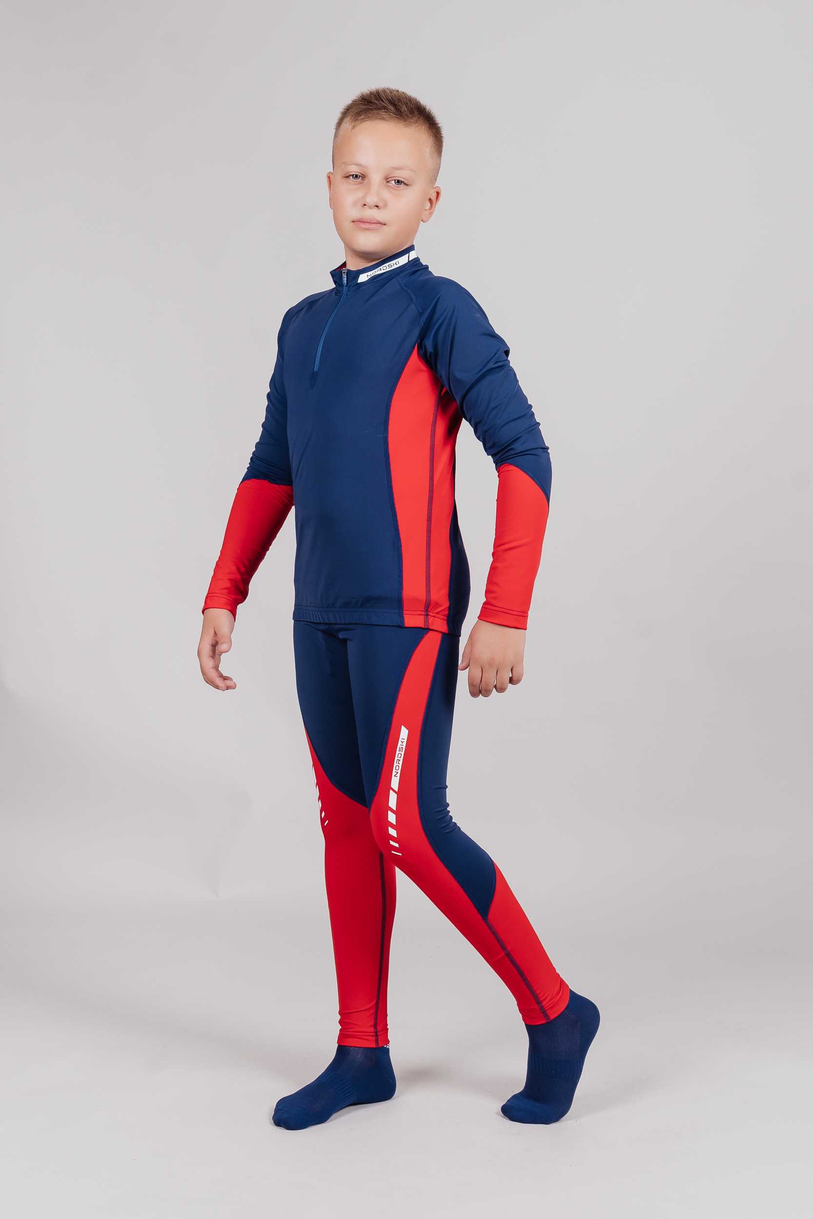 Гоночный костюм Nordski Jr.Base Dark Blue/Red