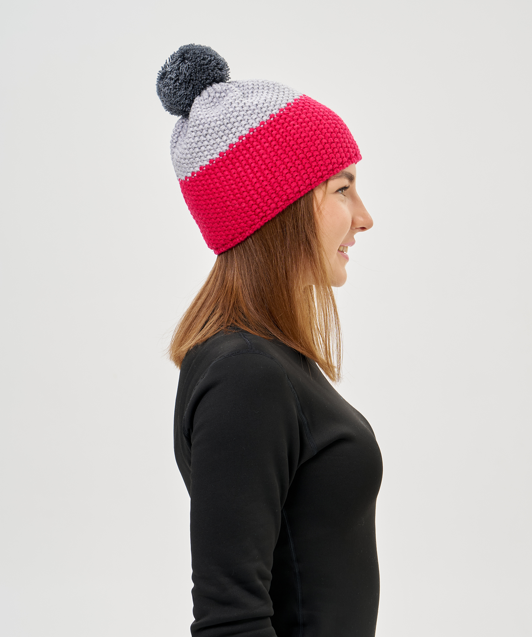 Шапка Nordski Frosty Pink/Grey