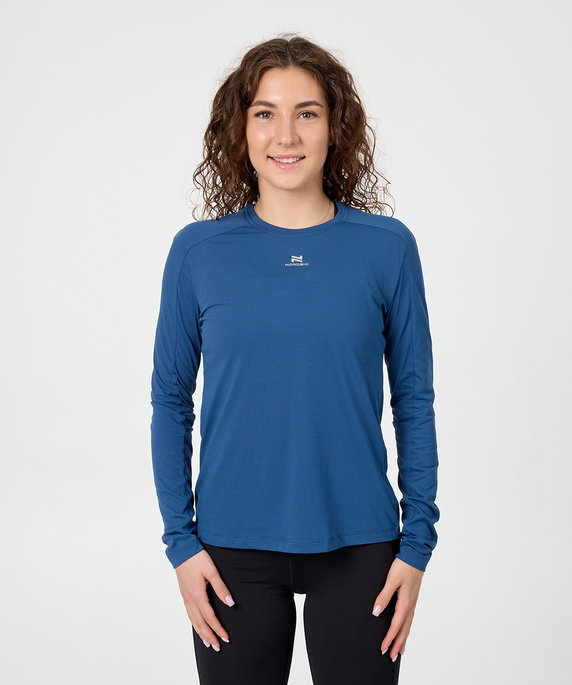 Футболка Nordski Upcast Indigo с длинным рукавом W