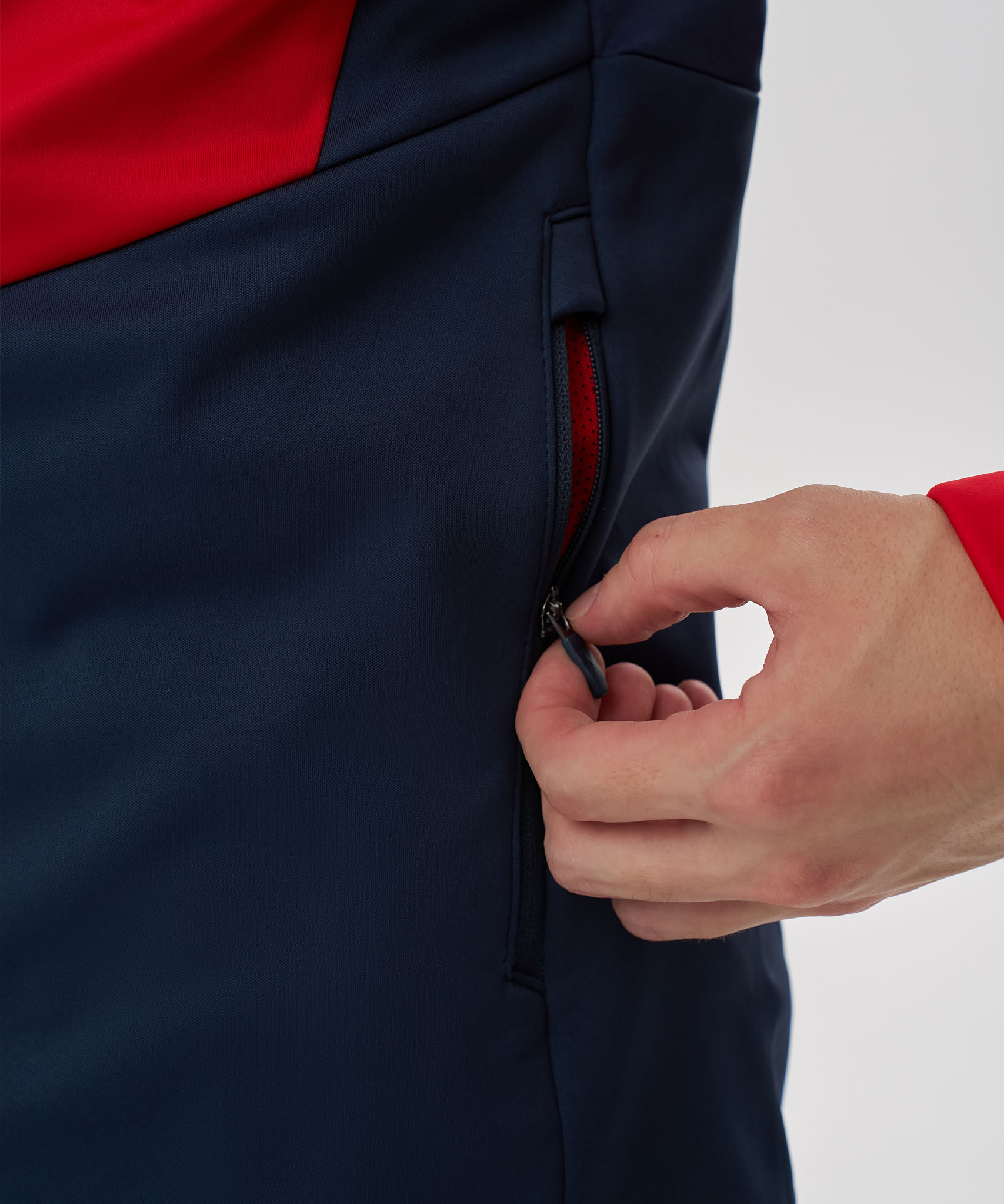 Тренировочная куртка Nordski Advance Red/Titan