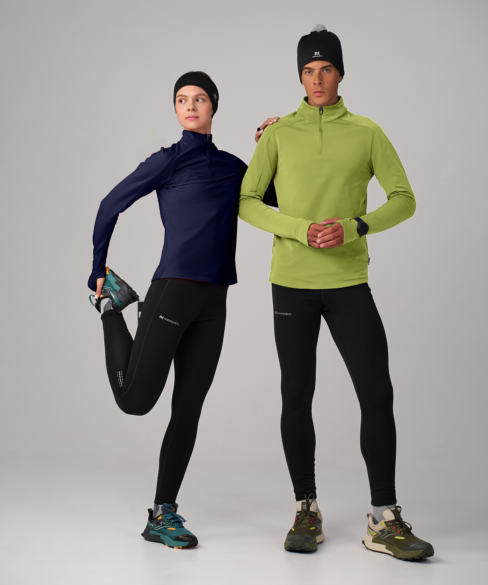 Лонгслив Nordski Winter Running Dark Blue W
