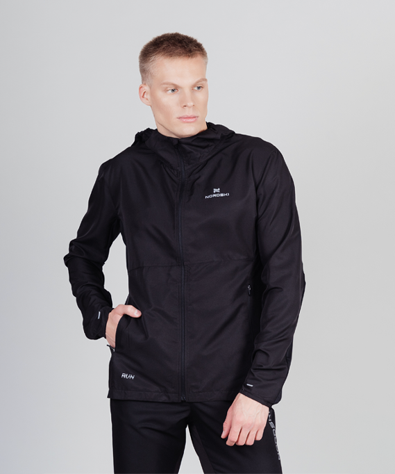 Ветровка Nordski Run Total Black