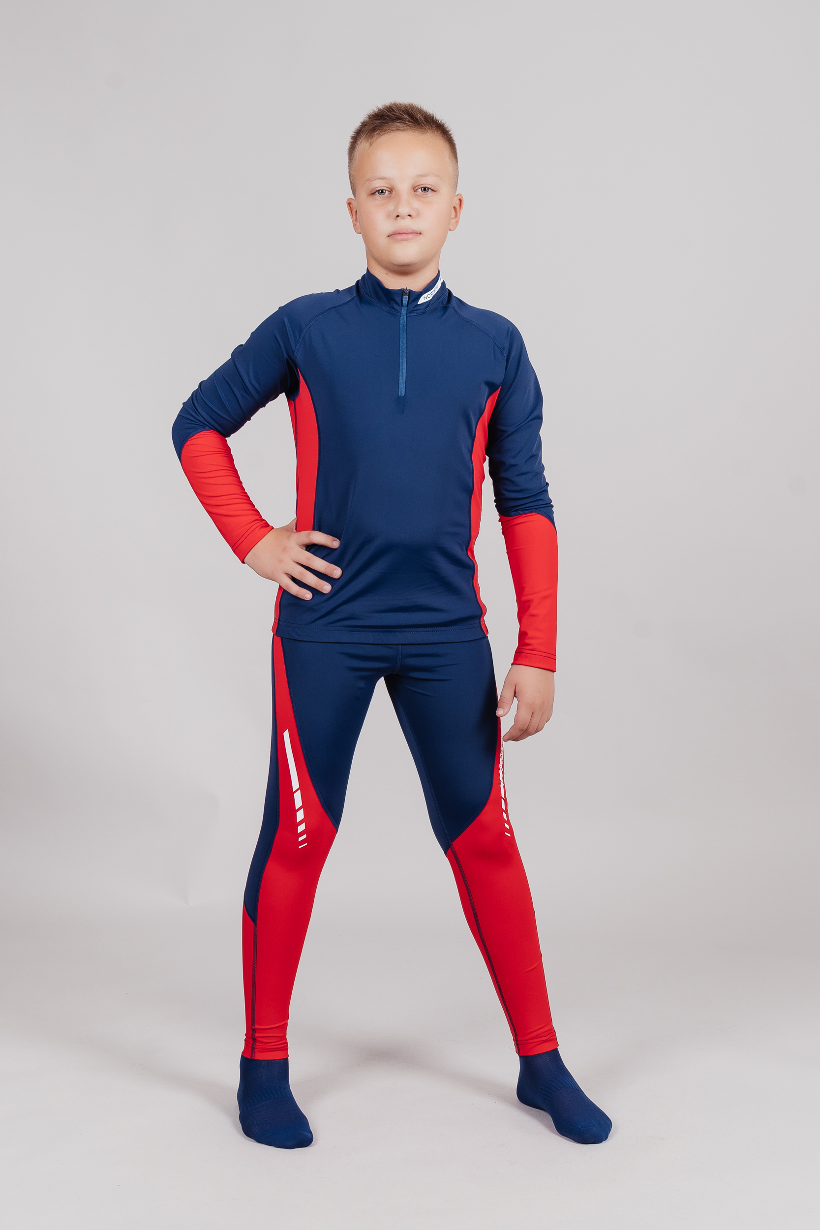 Гоночный костюм Nordski Jr.Base Dark Blue/Red