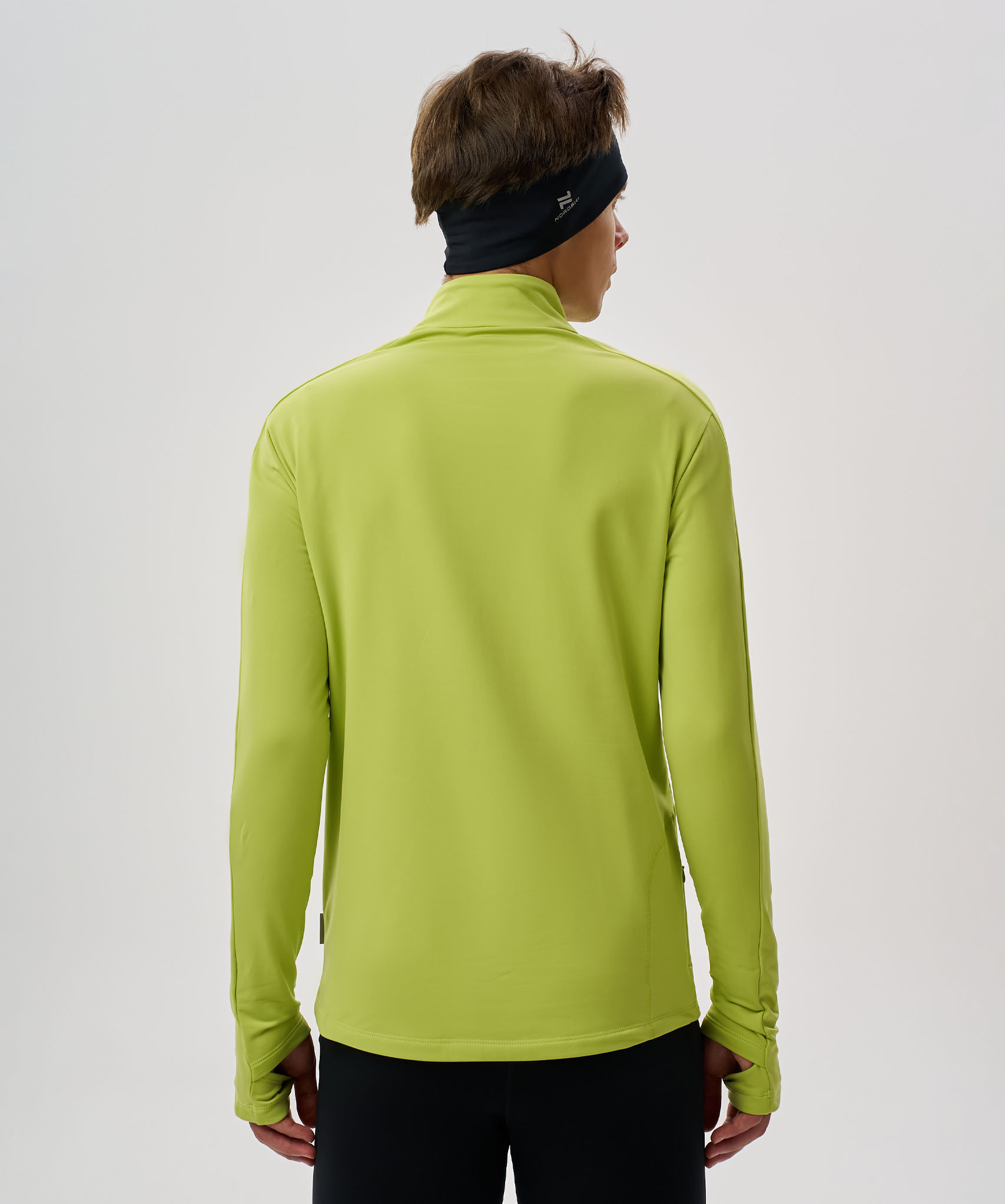 Лонгслив Nordski Winter Running Lime