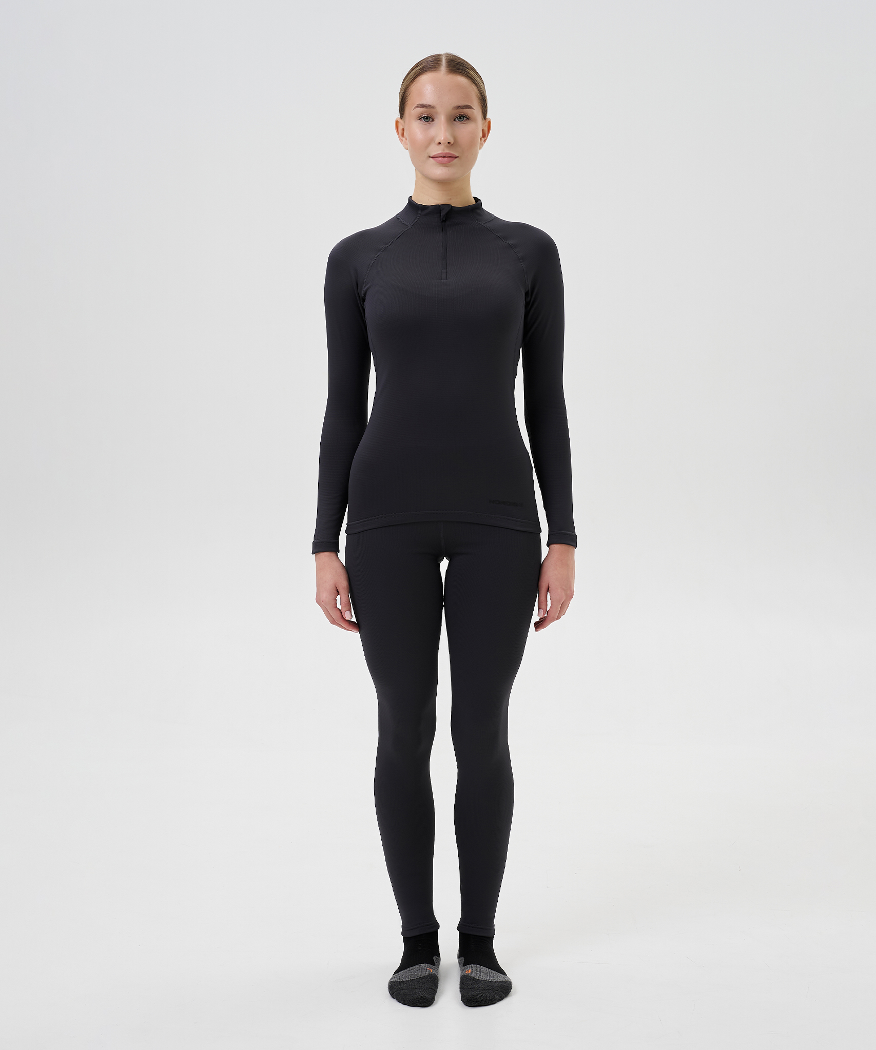 Рубашка Nordski Intense Half Zip Grey W