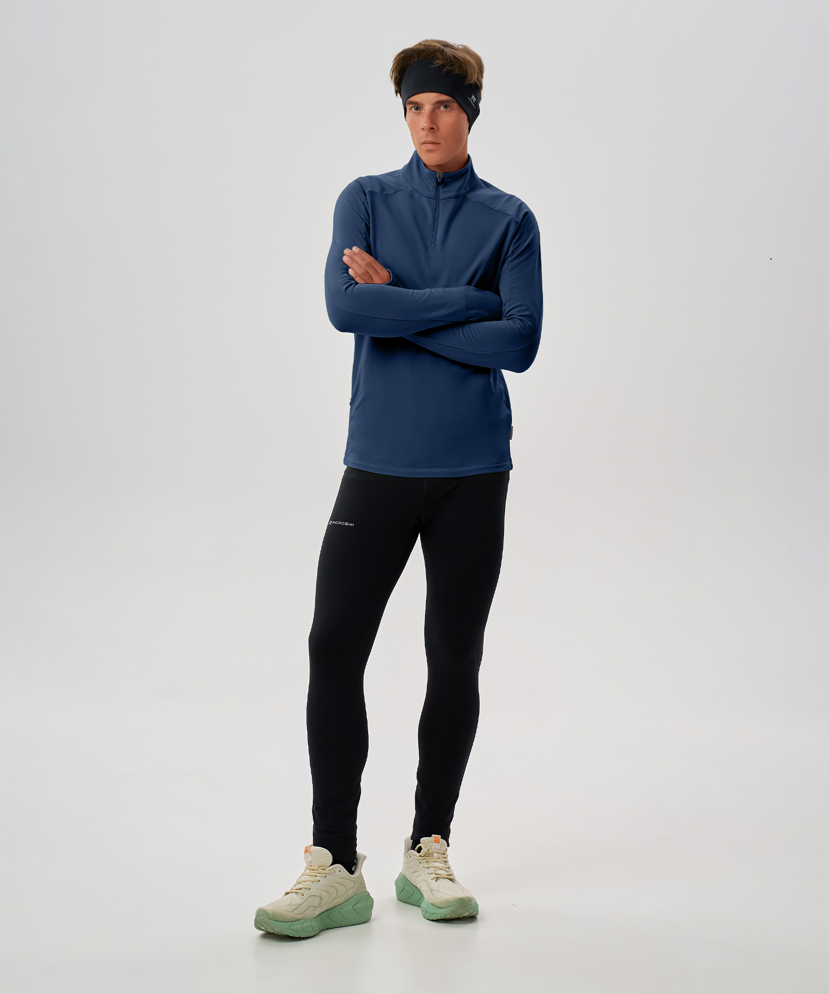 Лонгслив Nordski Winter Running Blue