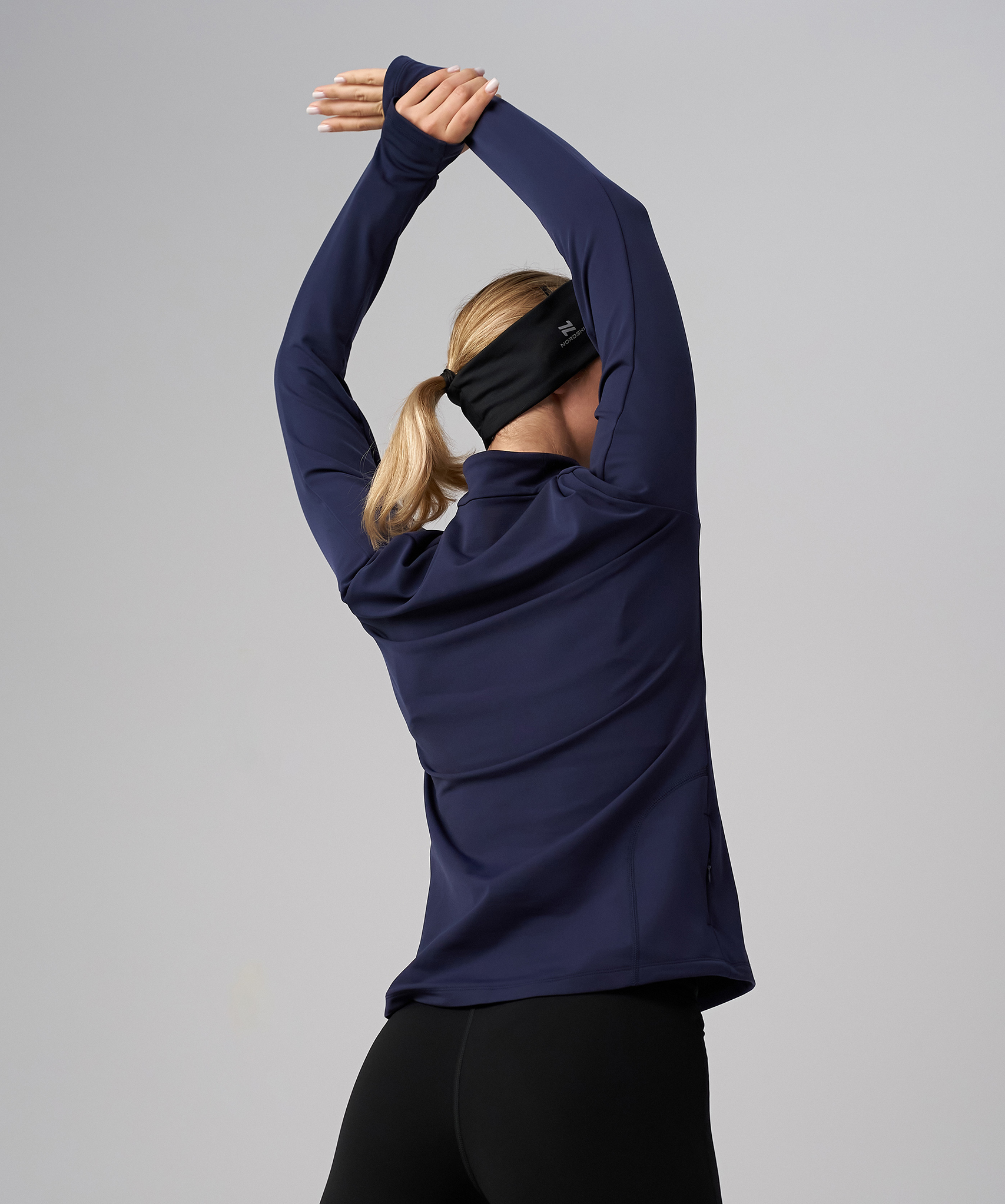 Лонгслив Nordski Winter Running Dark Blue W