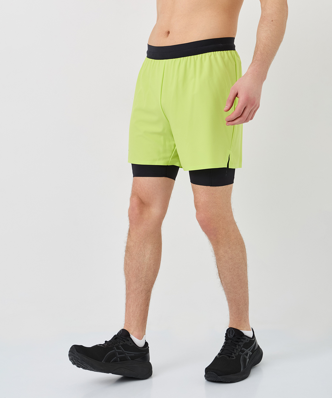 Шорты с лосинами Nordski Stayer Lime/Black