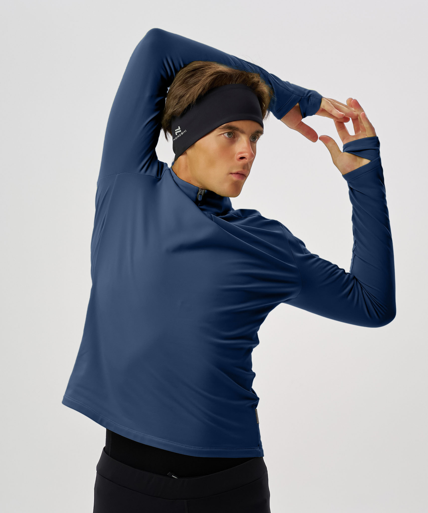 Лонгслив Nordski Winter Running Blue