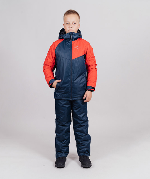 Утепленная куртка NORDSKI Kids Premium-Sport Red/Dark Navy