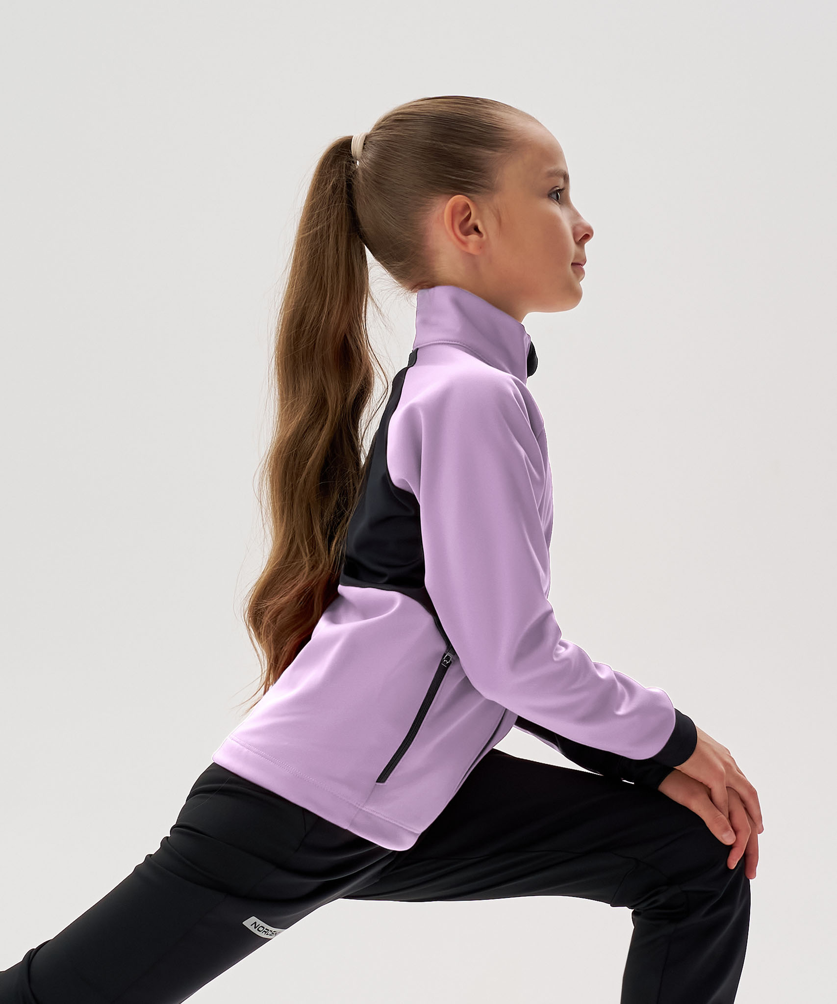 Тренировочная куртка Nordski Jr. Core Orchid/Black