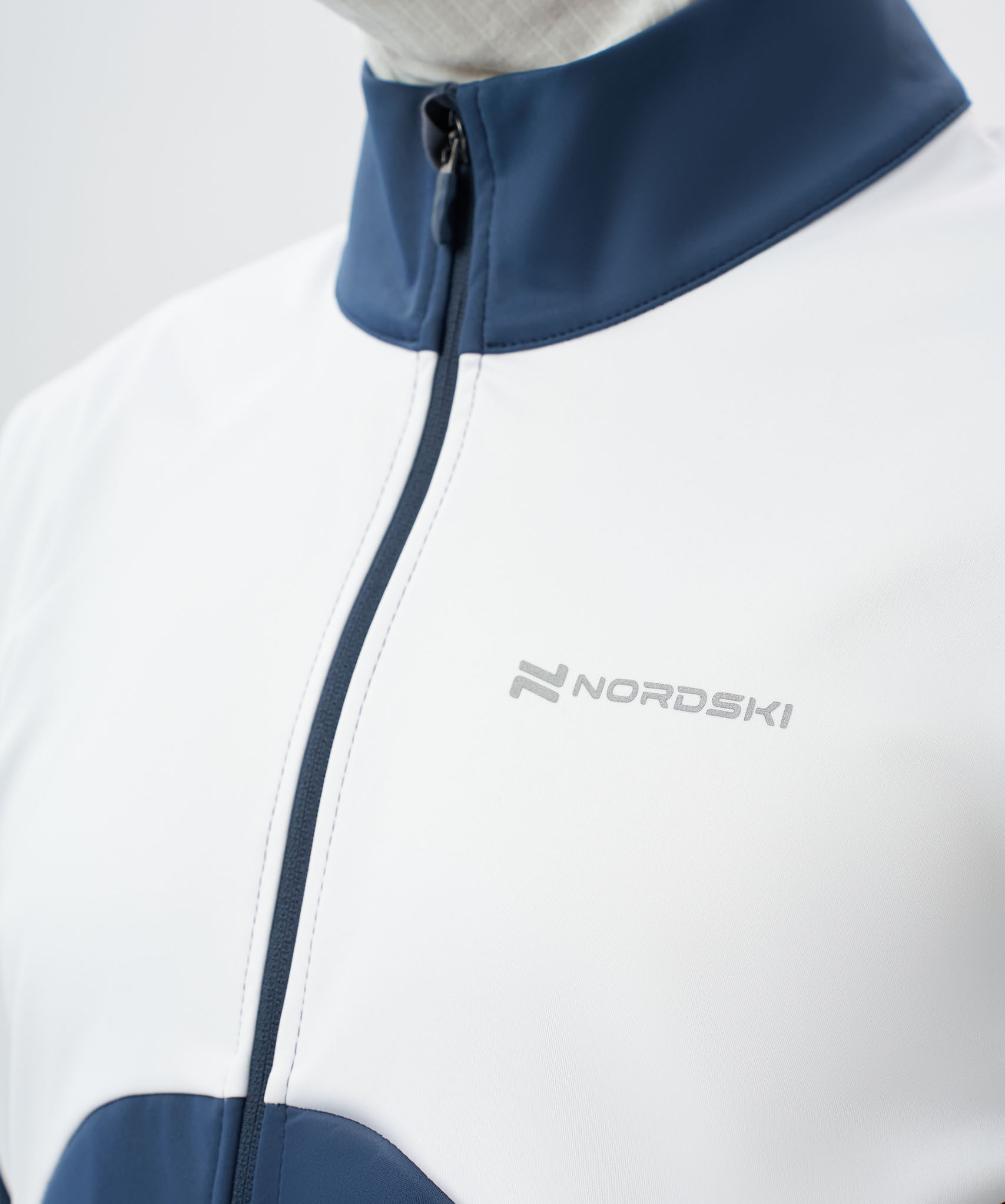Тренировочная куртка Nordski Pro 2.0 White/Blue/Black