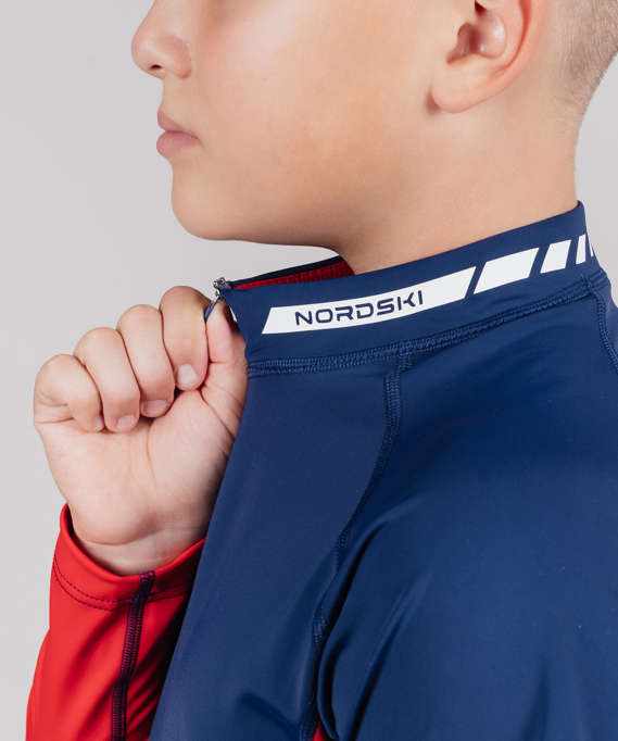 Гоночный костюм Nordski Jr.Base Dark Blue/Red