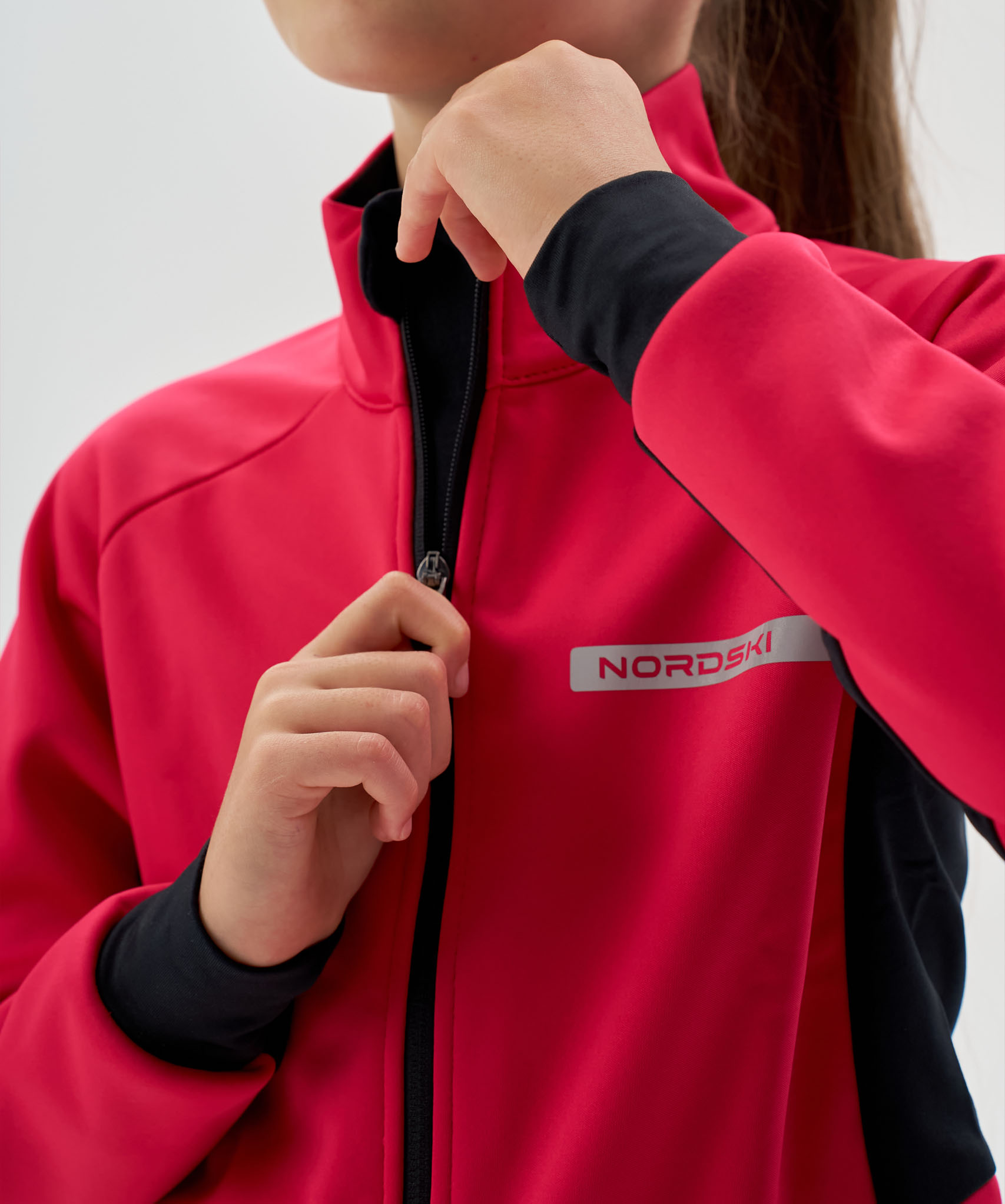 Тренировочная куртка Nordski Jr. Core Pink/Black