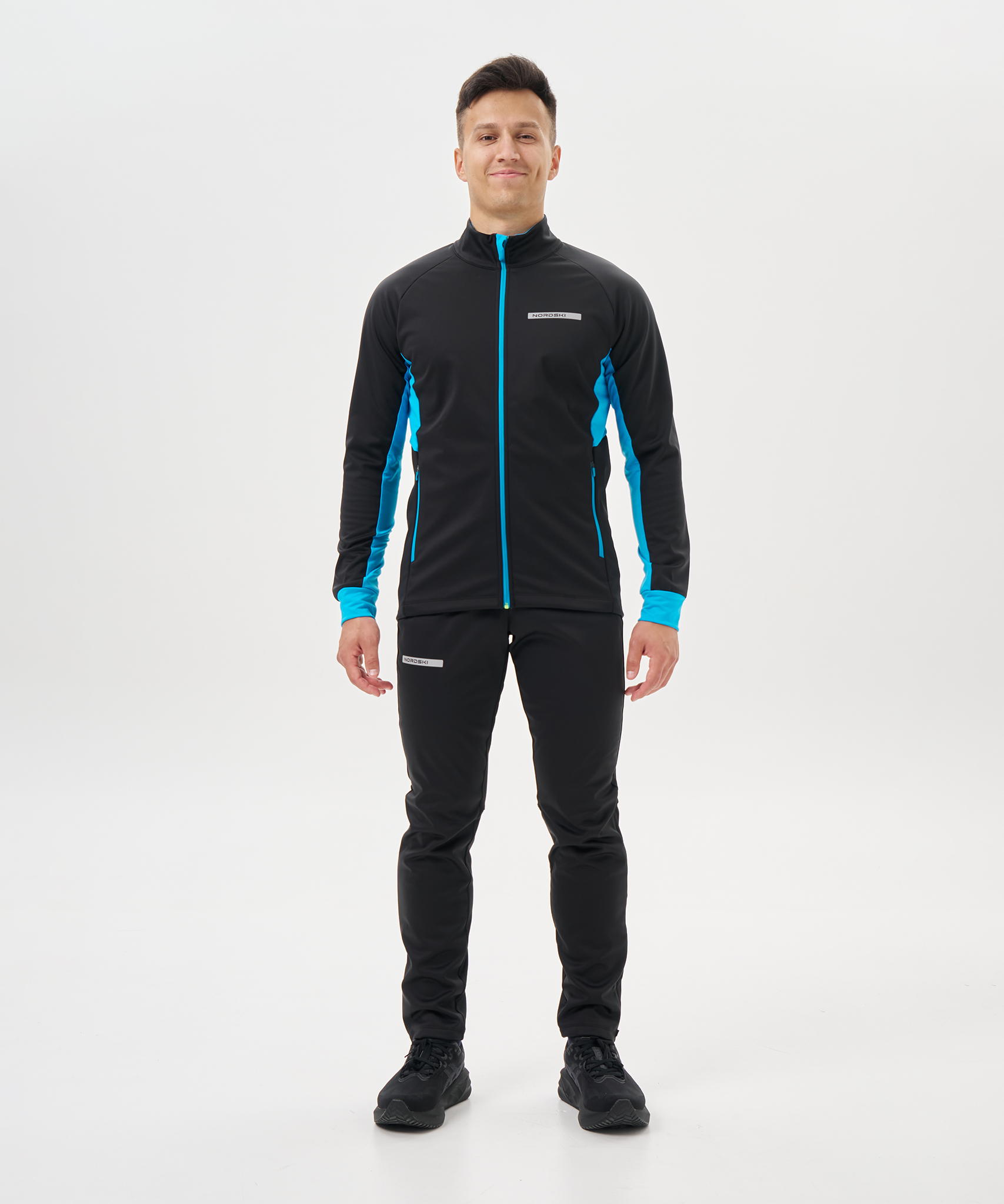 Тренировочная куртка Nordski Core Black/Breeze