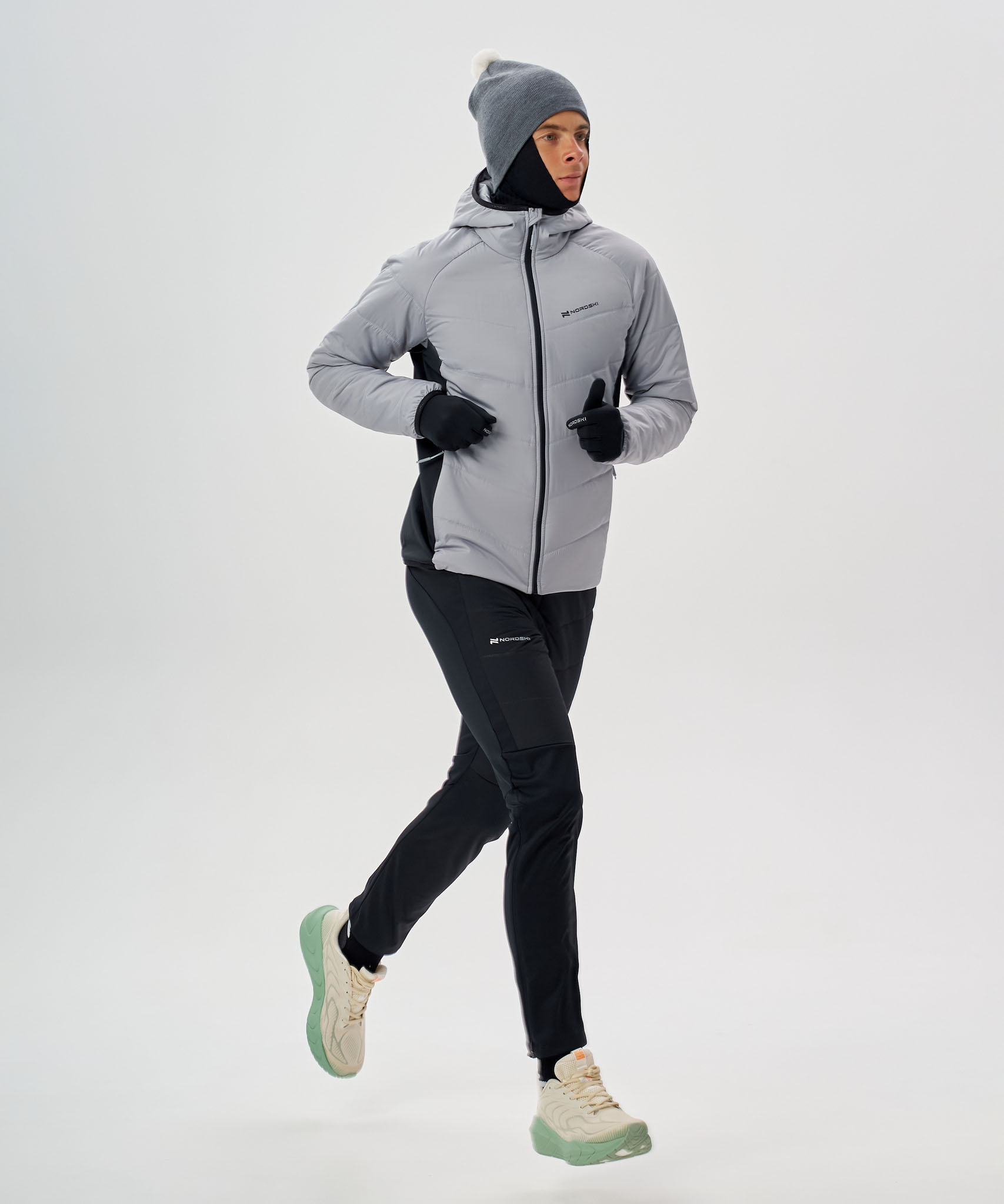 Куртка Nordski Hybrid Warm 3.0 Grey/Black
