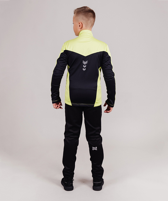 Разминочный костюм Nordski Jr. Base Lime/Black