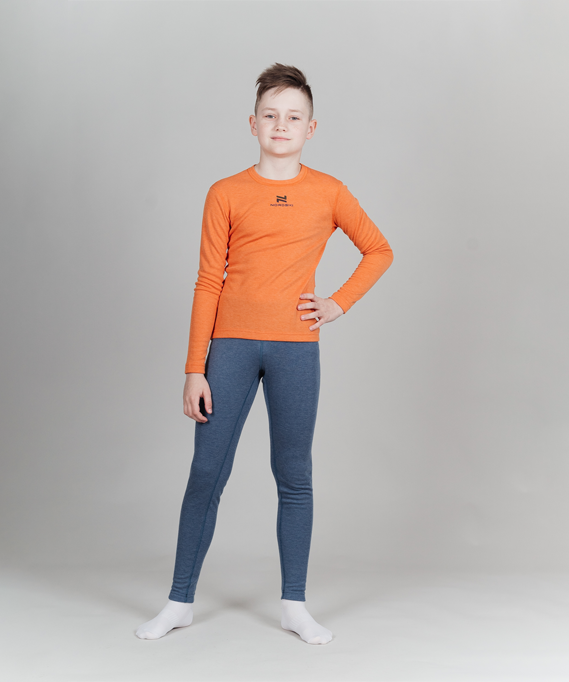 Комплект термобелья Nordski Kids Soft Orange/Green