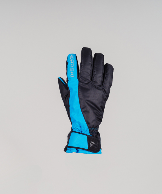 Перчатки Nordski Jr.Arctic Black/Blue Membrane