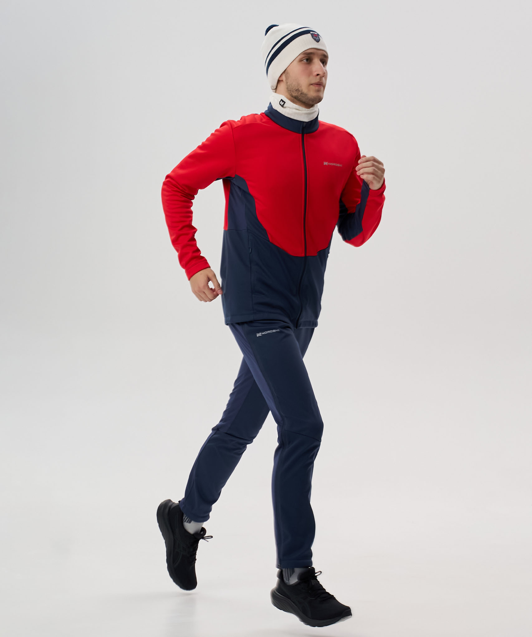 Тренировочная куртка Nordski Advance Red/Titan