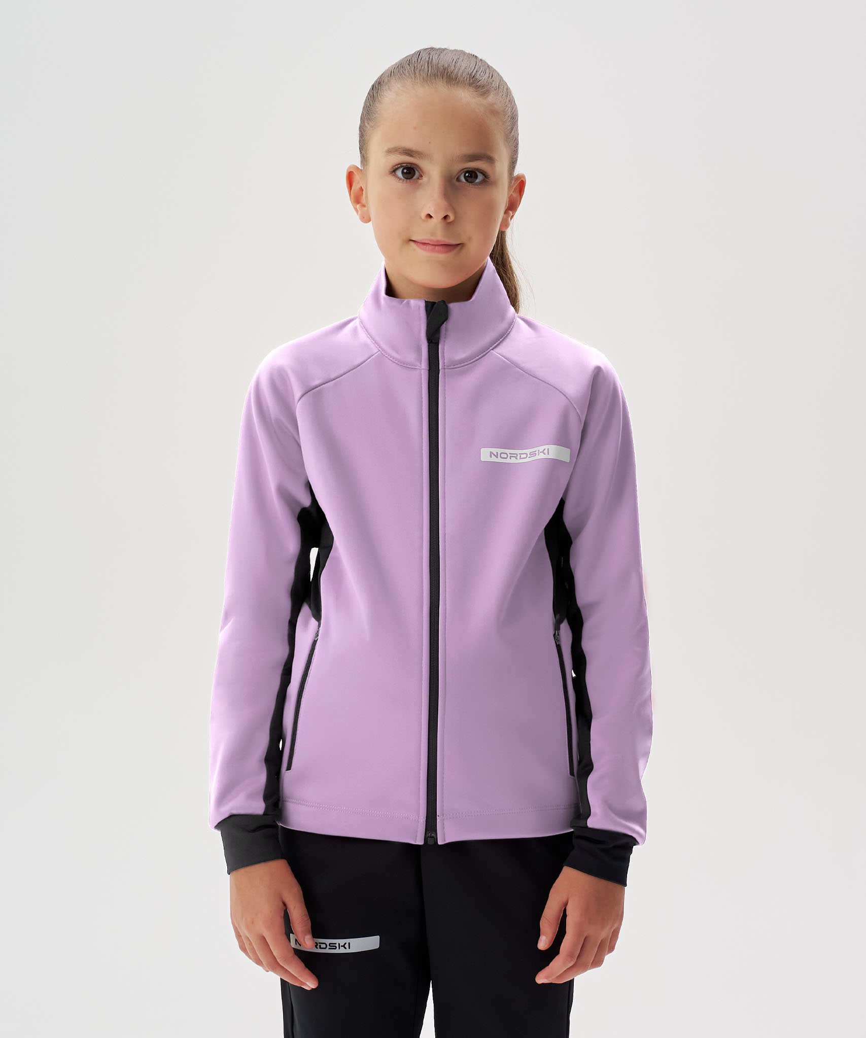Тренировочная куртка Nordski Jr. Core Orchid/Black